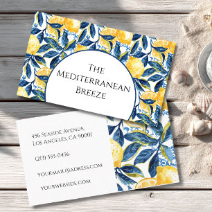 Customisable Mediterranean Business Card
