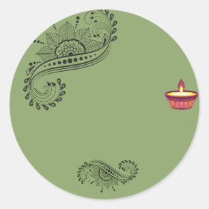 Customisable mehendi stickers