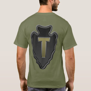 Customisable Men's American Military Unit T-Shirt