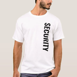 Customisable Mens Security Staff Member Work T-Shirt