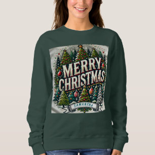 Customisable Merry Christmas Shirt - Add Your Name