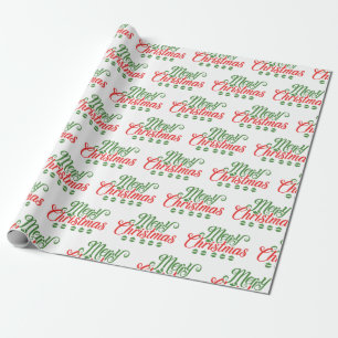 Customisable Merry Christmas Wrapping Paper