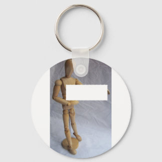 Customisable Message Artist Mannequin Key Ring