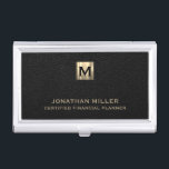 Customisable Metal Business Card Case<br><div class="desc">Elevate your professional presentation with this Customisable Metal Business Card Case, designed for financial planners, wealth managers, financial advisors, and business professionals. Crafted with high-quality all-metal construction, this case exudes durability and style. The brushed metal monogram initial logo adorns the top, harmonising with your name and title or custom text...</div>