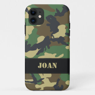 Customisable Military Camo iPhone 5 Case