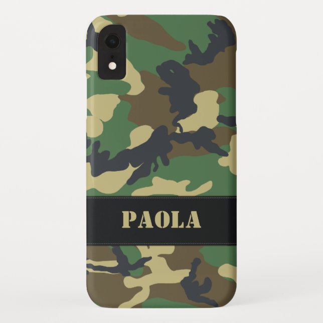 Customisable Military Camo Samsung Galaxy Case (Back)