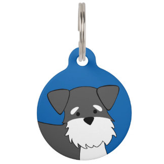 Customisable Miniature Schnauzer Dog Tag