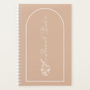 Customisable Minimalist Floral Studio Planner 