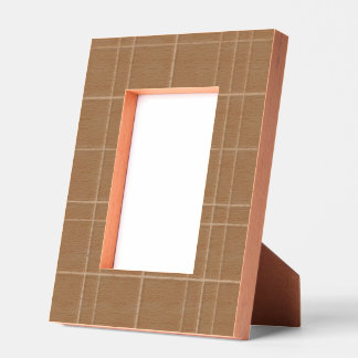 Customisable Minimalist White Grid Texture Etched Frames