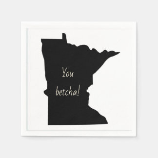 Customisable Minnesota You Betcha Napkins