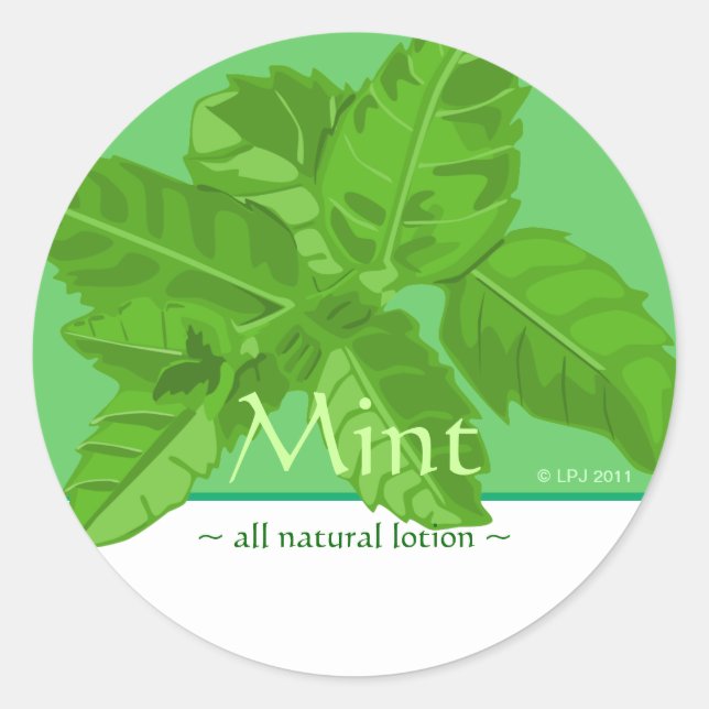 Customisable Mint Stickers (Front)