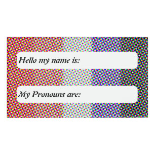 Customisable Mod Trippy Cupioromantic Pride Flag Name Tag