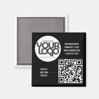 Customisable Modern Black Magnet