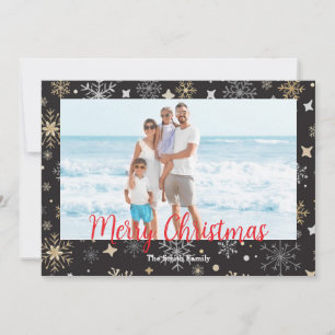 Customisable Modern Christmas Card