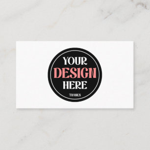Customisable, modern, sleek & timeless business card