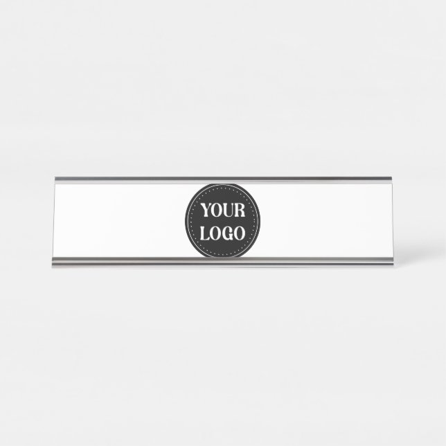 Customisable, modern, sleek & timeless desk name plate (Front)