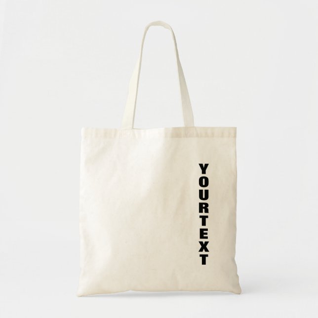 Customisable Modern Template Top Shopping Tote Bag (Front)