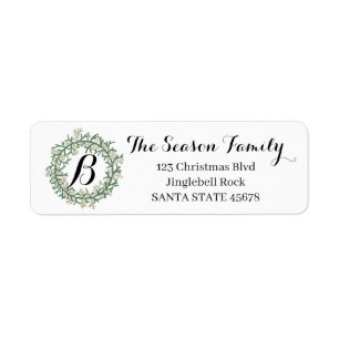 Customisable Monogram Christmas