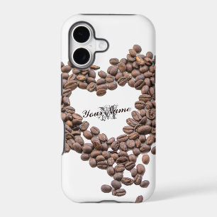 Customisable Monogram Coffeeholic phone case!