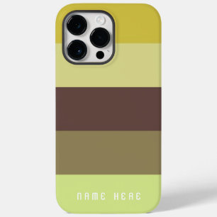 Customisable Monogram Name with ColorBlocks Design Case-Mate iPhone 14 Pro Max Case