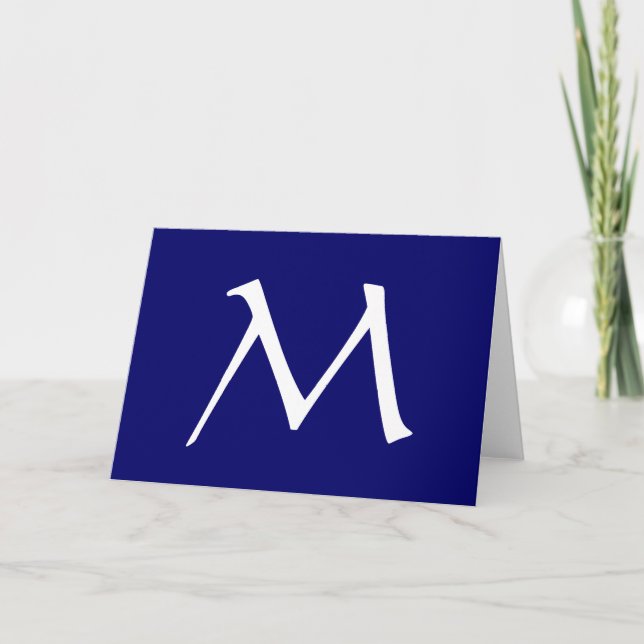 Customisable Monogram Notecards (Front)
