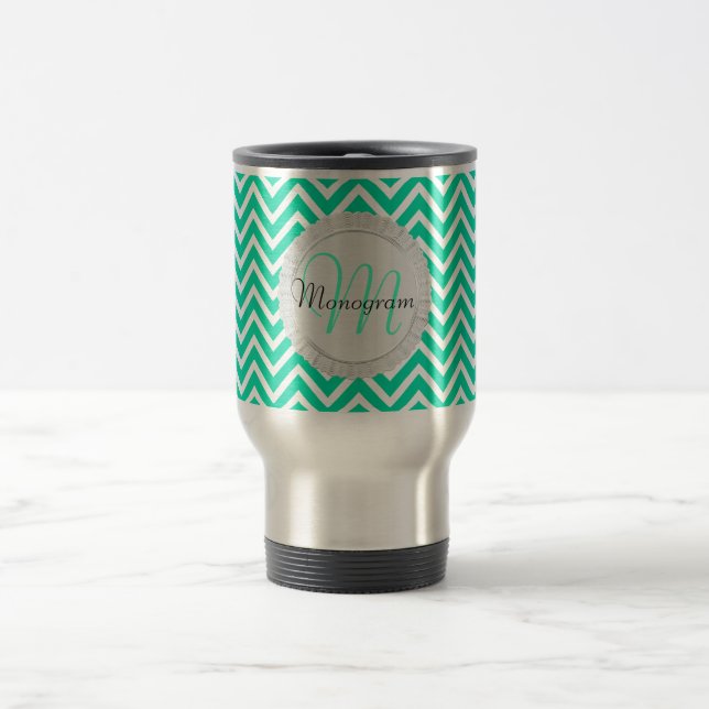 Customisable Monogram Travel Mug (Center)