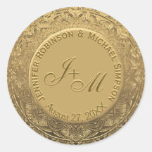 Customisable Monogram Wedding Seal