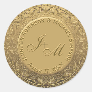Customisable Monogram Wedding Seal