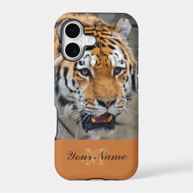 Customisable Monogram with a majestic tiger! (Back)