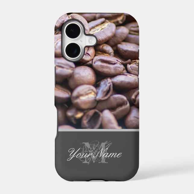 Customisable Monogram with coffee beans! (Back)