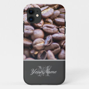 Customisable Monogram with coffee beans! Case-Mate iPhone Case