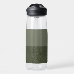 Customisable Moss Green Gradient Water Bottle