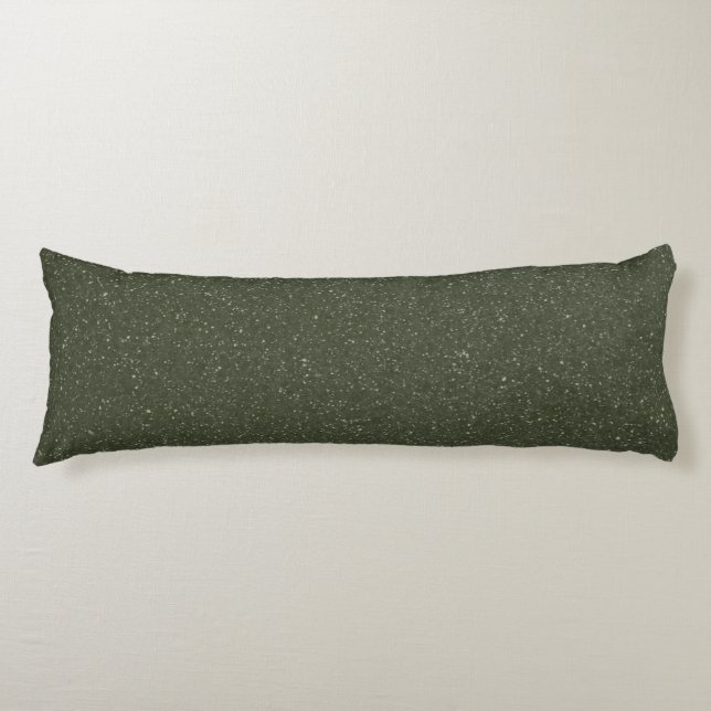 Customisable Moss Green Noise Body Pillow (Front)