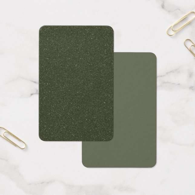 Customisable Moss Green Noise Profile Card (Office)