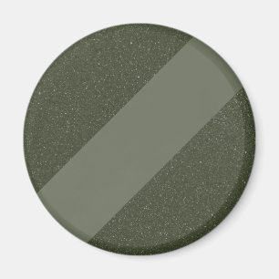 Customisable Moss Green Stripe Magnet