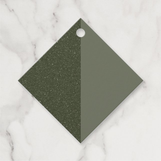 Customisable Moss Split Favour Tag (Front)
