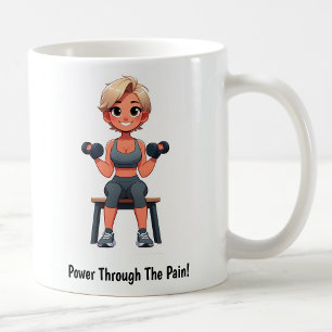 Customisable Motivational Fitness Coffee Mug