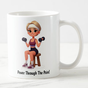 Customisable Motivational Fitness Coffee Mug