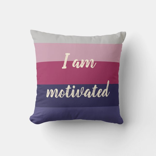 Customisable Motivational Quote Cushion (Front)