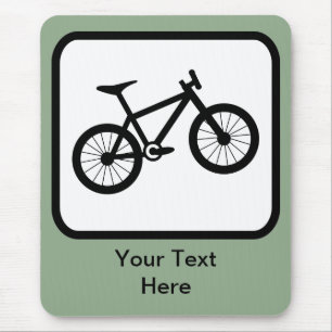Customisable Mountain Biker Logo Mouse Pad