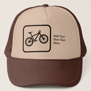 Customisable Mountain Biker Logo Trucker Hat
