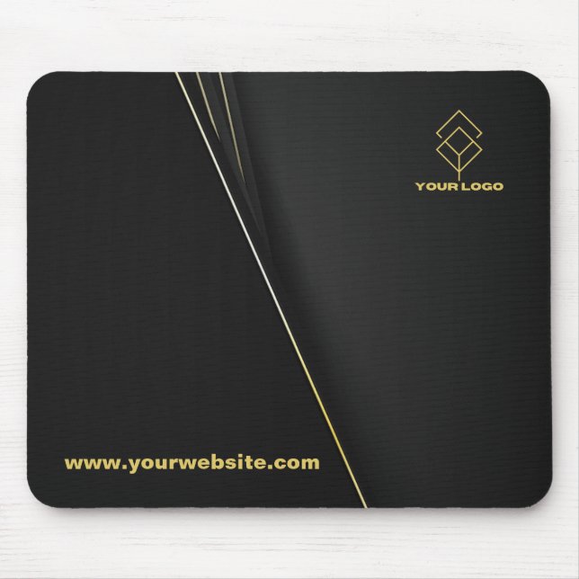 Customisable Mouse Pad - Add Your Logo and Website (Front)