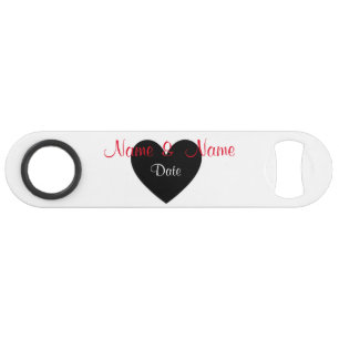 Customisable Mrs & Mrs bottle opener (Name & Date)