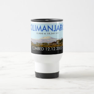 Customisable Mt Kilimanjaro Climb Commemorative Travel Mug