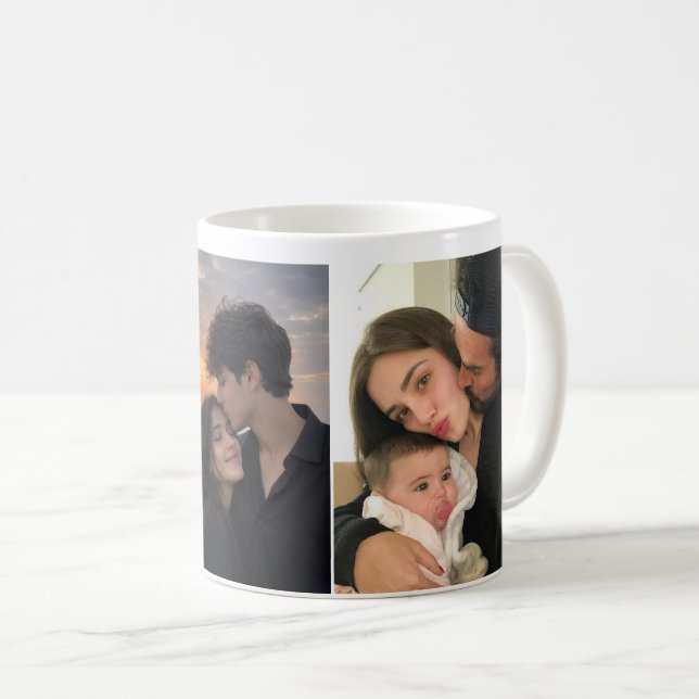 Customisable mug 3 photos gift for your loved ones (Front Right)