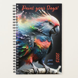 Customisable "Multicolor Parrot" Planner