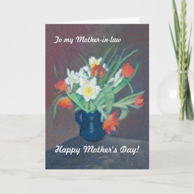 Customisable Multipurpose Card - Spring Flowers (Front)