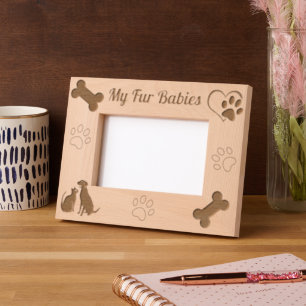 Customisable My Fur Babies Etched Frames