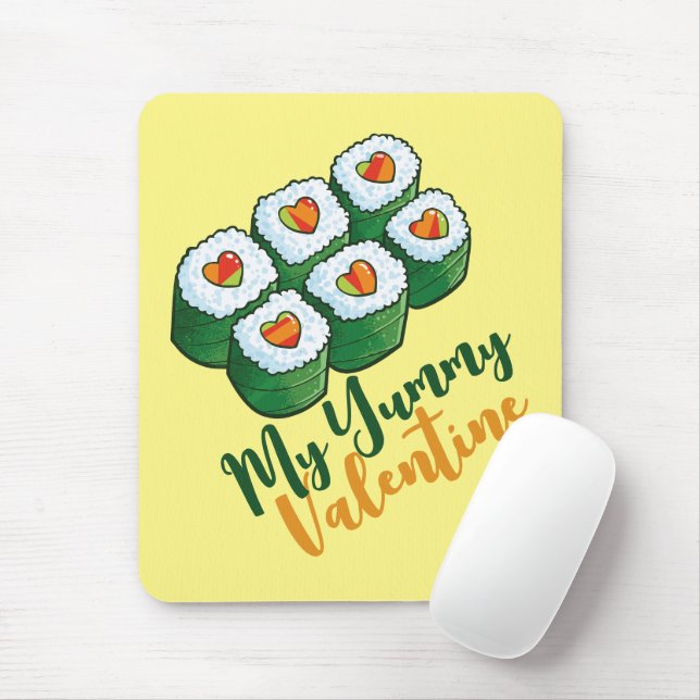 Customisable "My Yummy Valentine" Mouse Pad (With Mouse)