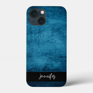 Customisable name Abstract grunge texture iPhone 13 Mini Case